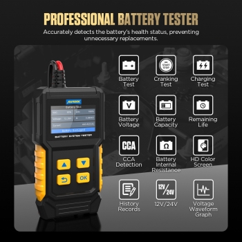 Тестер аккумуляторных батарей AUTOOL BT360