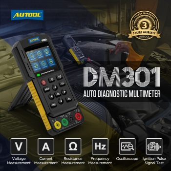 Автомобильный мультиметр-осциллограф AUTOOL DM301