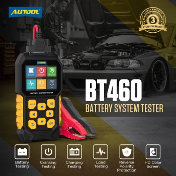 Тестер аккумуляторных батарей AUTOOL BT460