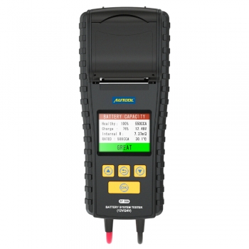Тестер аккумуляторных батарей с принтером AUTOOL BT860