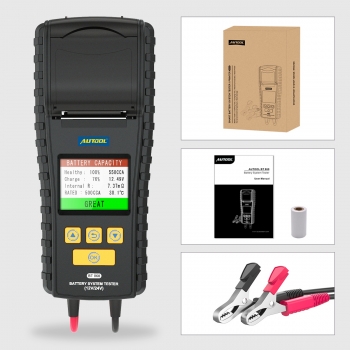 Тестер аккумуляторных батарей с принтером AUTOOL BT860