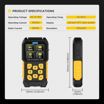 Сканер пробега автомобилей AUTOOL CS310