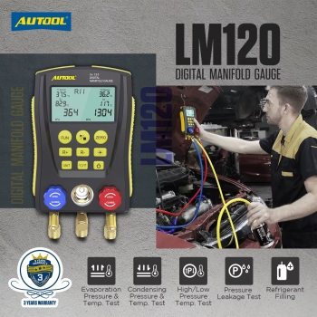 Цифровой манометрический коллектор AUTOOL LM120
