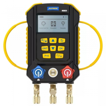 Цифровой манометрический коллектор с детектором утечек хладагента AUTOOL LM160
