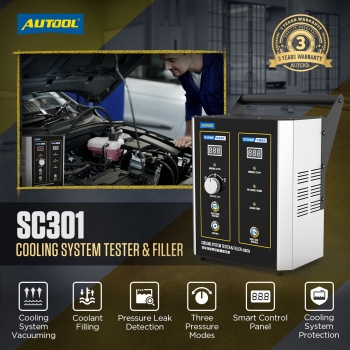 Система тестирования и заправки охлаждающей жидкости AUTOOL SC301