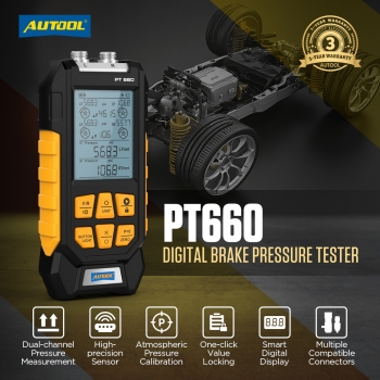 Цифровой манометр давления в тормозной системе AUTOOL PT660