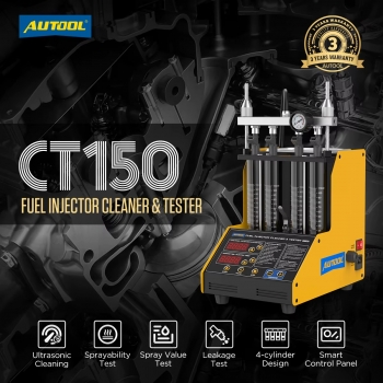 Cтенд для тестирования и промывки форсунок AUTOOL CT150