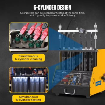 Стенд для тестирования и промывки форсунок AUTOOL CT400