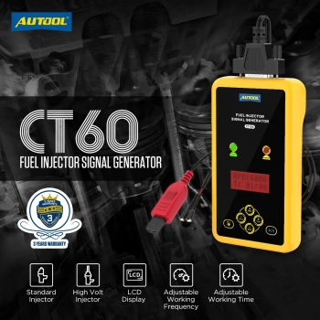 Генератор сигналов топливных форсунок AUTOOL CT60