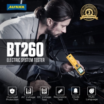 Многофункциональный тестер автомобильных цепей AUTOOL BT260