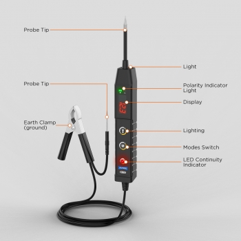 Многофункциональный тестер автомобильных цепей AUTOOL BT210
