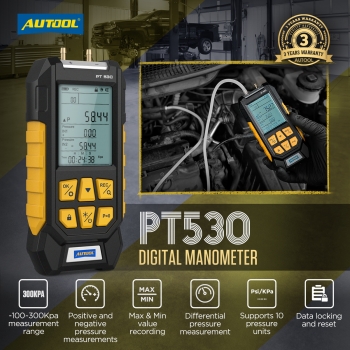 Цифровой манометр AUTOOL PT530