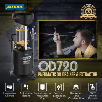 Пневматическая установка для заливки и откачки масла AUTOOL OD720